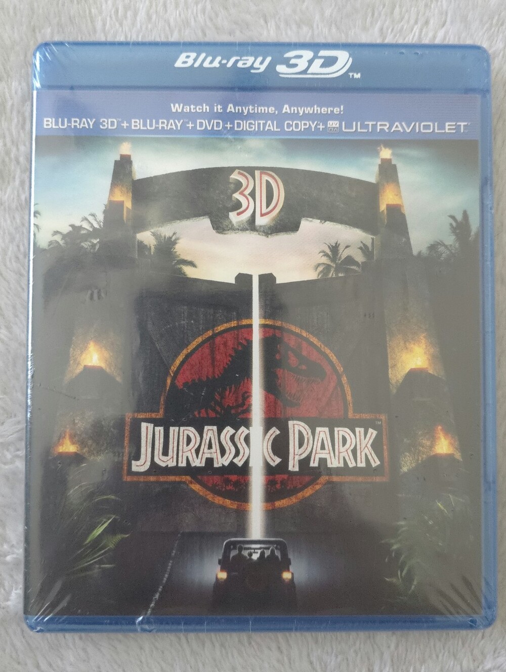 Jurassic Park (Blu-ray 3D/DVD, 2013, 3-Disc Set, Includes Digital Copy)